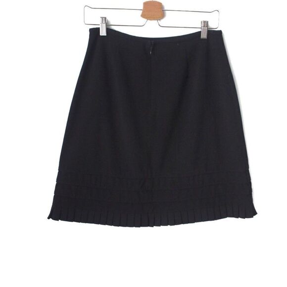 Larry Levine Stretch Mini Skirt with Ruffles in 8 - Picture 2 of 5